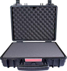 HARD CASE 410X340X220MM OD WITH FOAM BLACK WATER & DUST PROOF (443412)