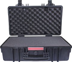 HARD CASE 565X355X220MM OD WITH FOAM BLACK WATER & DUST PROOF (512717)