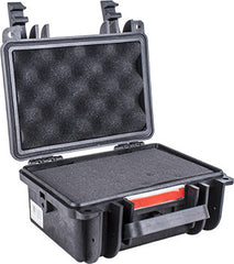 HARD CASE 225X185X115MM OD WITH FOAM BLACK WATER & DUST PROOF (19208)