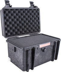 HARD CASE 420X300X290MM OD WITH FOAM BLACK WATER & DUST PROOF (382323)