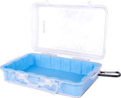 MICRO CASE BLUE 247 X 143 X 66MM SIL./LINER WITH CARABIN.CLIP