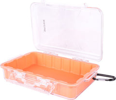 MICRO CASE ORAN.248 X 160 X 65MM SIL./LINER WITH CARABIN.CLIP