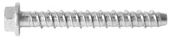 CONCRETE SCREWBOLT 10X100MM HEX HEAD WITH FLANGE GALVANIZED BOX OF  50