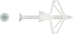 PLASTIC TOGGLE WITH SCREW 10MM 5 PER BAG