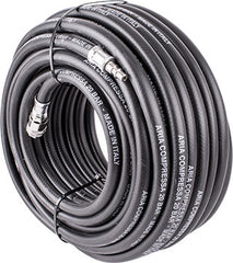 RUBBER AIR HOSE 10mmx30M W.QUICK COUPLER
