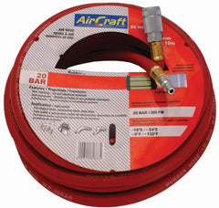 RUBBER HOSE KIT 8MMX10M RED W/ARO COUPLER