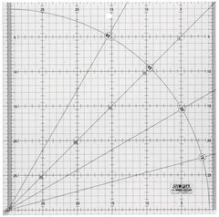METRIC QUILT RULER 30CM X 30CM - METRIC GRID