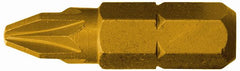 POZI 1 X 25MM INSERT BIT TIN COATED 2 PACK