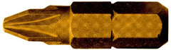 POZI.NO.2X25MM TIN BIT 2/CD