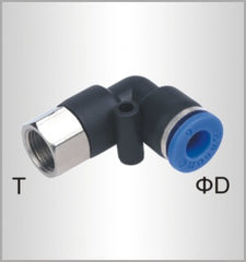 PU HOSE FITTING ELBOW 10MM-1/4 F