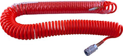 SPIRAL HOSE 15MX8MM W/ARO QUICK COUPLER