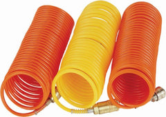 SPIRAL POLYP HOSE 12M X 12MM WITH QUICK COUPLERS