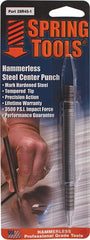 SPRING TOOL HAMMERLESS STEEL CENTER PUNCH SPRING