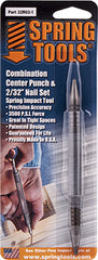 SPRING TOOL COMBINATION CENTER OUNCH & 2/32' NAIL SET