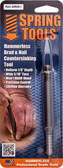 SPRING TOOL SELF CENTERING BRAD SETTER WITH 9/32' FACE