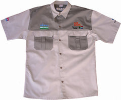 VERMONT BUSH SHIRT KHAKI SMALL 100% COTTON