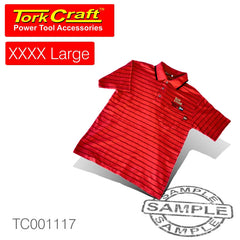 TORK CRAFT GOLF SHIRT RED 4XL