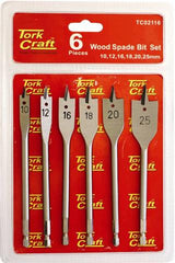 SPADE BIT SET 6PCE