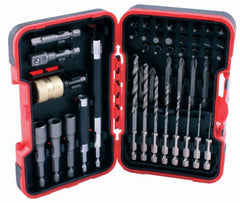 COMBINATION 49PC DRILL& BIT SET X3 NUT X2 EXT X2 ADAP X33 BITS X8 DRIL