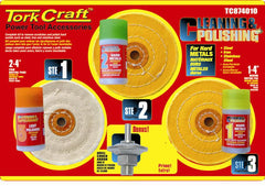 CLEANING & POLISHING KIT - HARD METALS C/W 12.5MM ARBOR