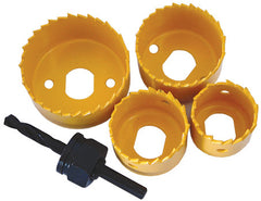HOLE SAW SET 5PCE CARBON STEEL