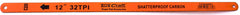 HACKSAW BLADE CARBON STEEL 32T X 300mm 100 PER PACK