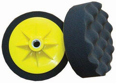 COMPOUNDING SPONGE 150MM X M14 BLACK WAFFLE SOFT