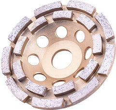 DIA. CUP WHEEL 115 X 22.23MM DBL ROW LASER WELDED