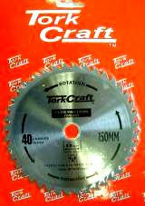 BLADE TCT 150 X 40T 20/16 GENERAL PURPOSE COMBINATION WOOD
