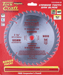 BLADE TCT 185 X 40T 20/16 GENERAL PURPOSE COMBINATION
