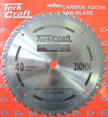 BLADE TCT 210  X 40T 16MM GENERAL PURPOSE COMBINATION
