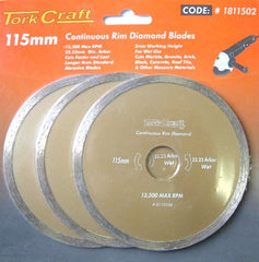DIAM.BLD.3PCE SET 115MM CONT.