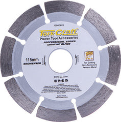 DIAMOND BLADE SEG.115 x 22.23MM FOR METAL CUTTING