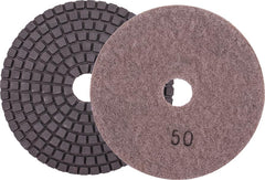 100MM DIAMOND POLISHING PAD 50 GRIT GREY