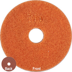 100MM DIAMOND POLISHING PAD 300 GRIT ORANGE