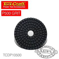 100MM DIAMOND POLISHING PAD 500 GRIT RED