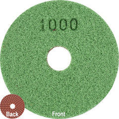 100MM DIAMOND POLISHING PAD 1000 GRIT DARK GREEN