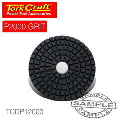 100MM DIAMOND POLISHING PAD 2000 GRIT LIME GREEN