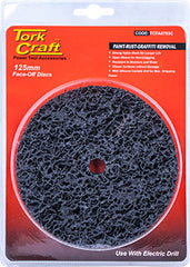 FACE OFF DISC 125MM CARDED FOR DRILL