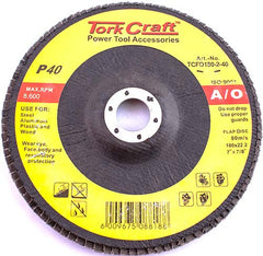 FLAP DISC 180MM 15 DEG.ANGLE 40GRIT