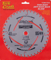 BLADE MASTER TYPE 185X40T 20-16MM ANTI KICK BACK