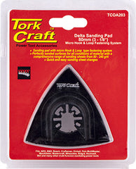 QUICK CHANGE BASE & ARBOR 80MM DELTA MICRO-VELCRO PAD