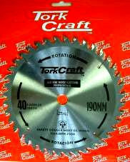 BLADE CONTRACTOR 190 X 40T 16MM CIRCULAR SAW TCT