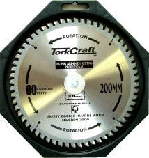 BLADE CONTACTOR ALUM 200 X 60T 30/20/16 CIRCULAR SAW TCT