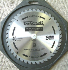 BLADE CONTRACTOR 230 X40T 16MM CIRCULAR SAW TCT