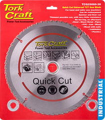 UNIVERSAL QUICK CUT TCT BLADE 250X60T 30-20-16