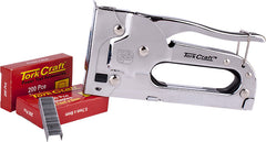 STAPLE GUN LIGHT DUTY WITH 400PC 0.7MMX8MM JT21 STAPLES