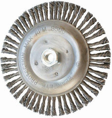 WIRE WHEEL BRUSH SINGLE SECTION TWISTED STINGER 175MMXM14 BLISTER