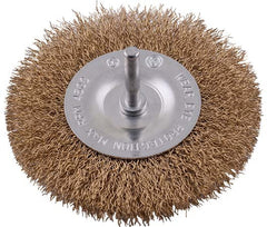 WIRE WHEEL BRUSH 100MM X 6MM SHAFT BLISTER