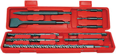 SDS PLUS DRILL & CHISEL SET 10PCE